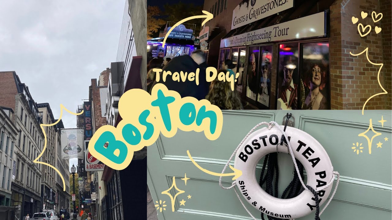 Travel Day: Boston Tea Party Museum, DDD Location Sam LaGrassa's, Hyatt Boston Harbor Room, Cheers!