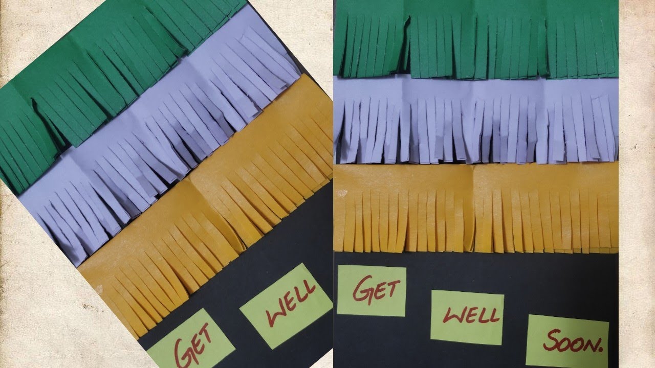 Get well soon Card/Greeting Card/quick and easy to make card 