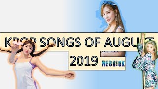 Kpop Songs of August 2019