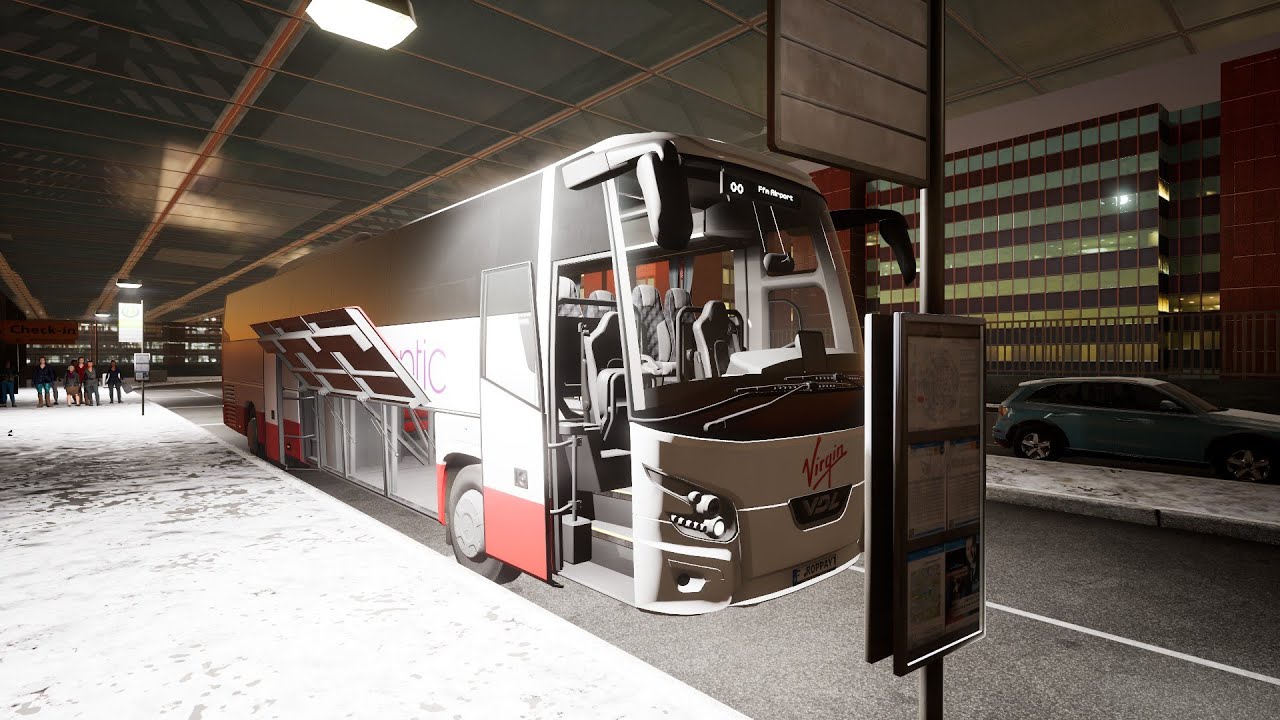 Treff Hotel Panorama - FRA Frankfurt Airport | VDL Futara FHD2 | Fernbus Coach Sim