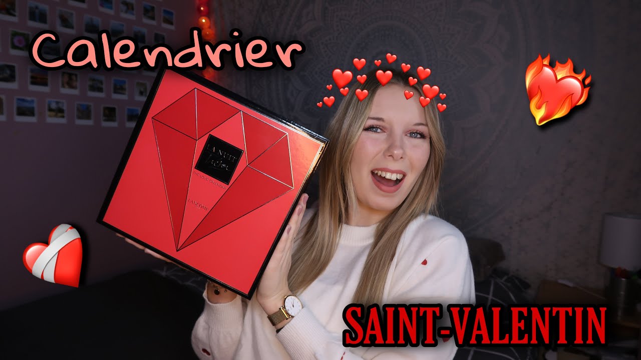 Unboxing│J'ouvre mon calendrier de l'avent Saint-Valentin - YouTube