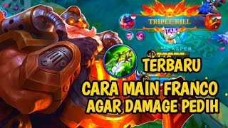 Franco Full DAMAGE 🔥 Pedih Banget ~ Build Franco Tersakit 2026 Top Global MLBN