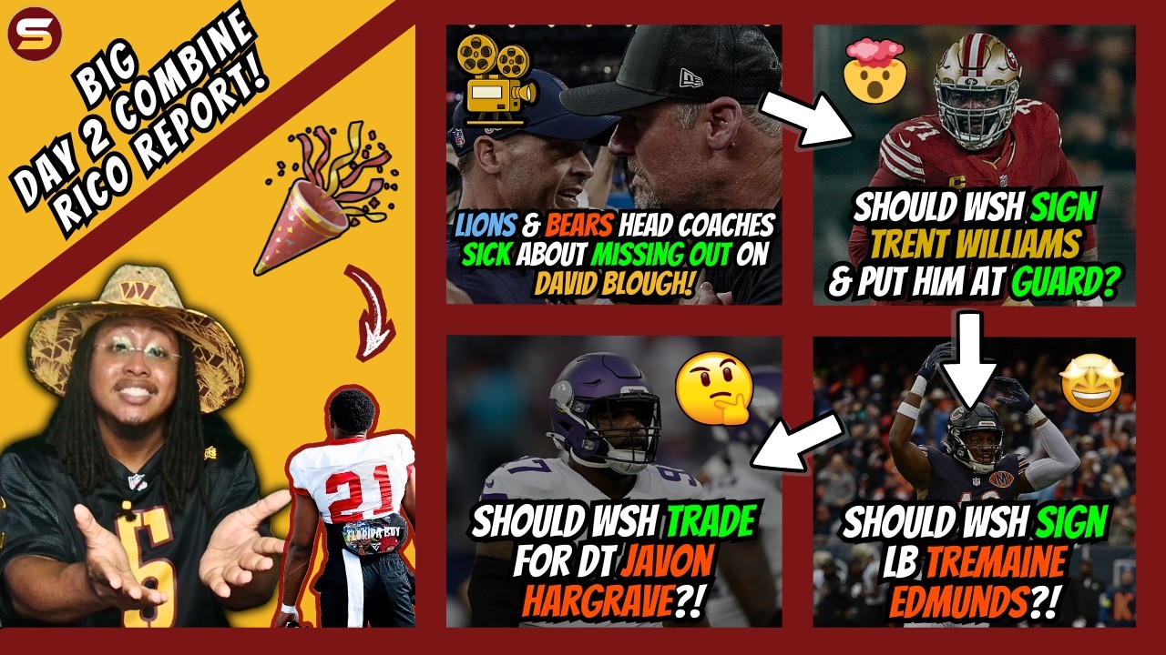 😎Dan Campbell & Ben Johnson SICK About Blough | 🤩Should WSH Sign Trent WIlliams & Tremaine Edmunds?