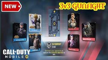 3v3 GUNFIGHT 😱🔥☠️ New Gameplay Call Of duty Mobile S-7 Multiplayer Mode Best Gameplay 