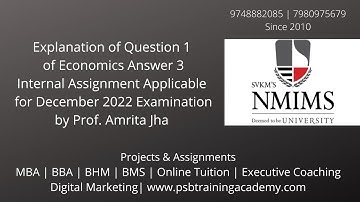 NMIMS Assignment December 2022 | How to do NMIMS assignments by self guidance  #economics