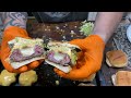 White Cheddar Bacon Juicy Lucy Big Mac Sliders (Lodge Carbon Steel)