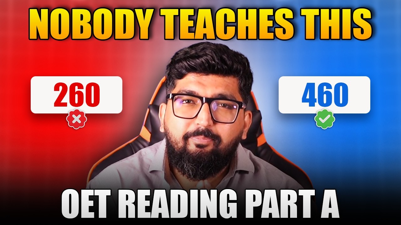 Failing OET Reading Again & Again? STOP — Watch This Before Your Next Exam