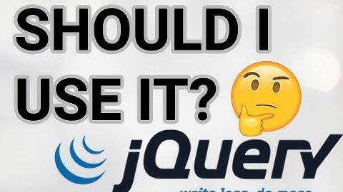 Should I use jQuery?