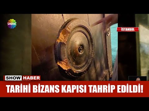 Ayasofya'nın tarihi kapısı tahrip edildi!