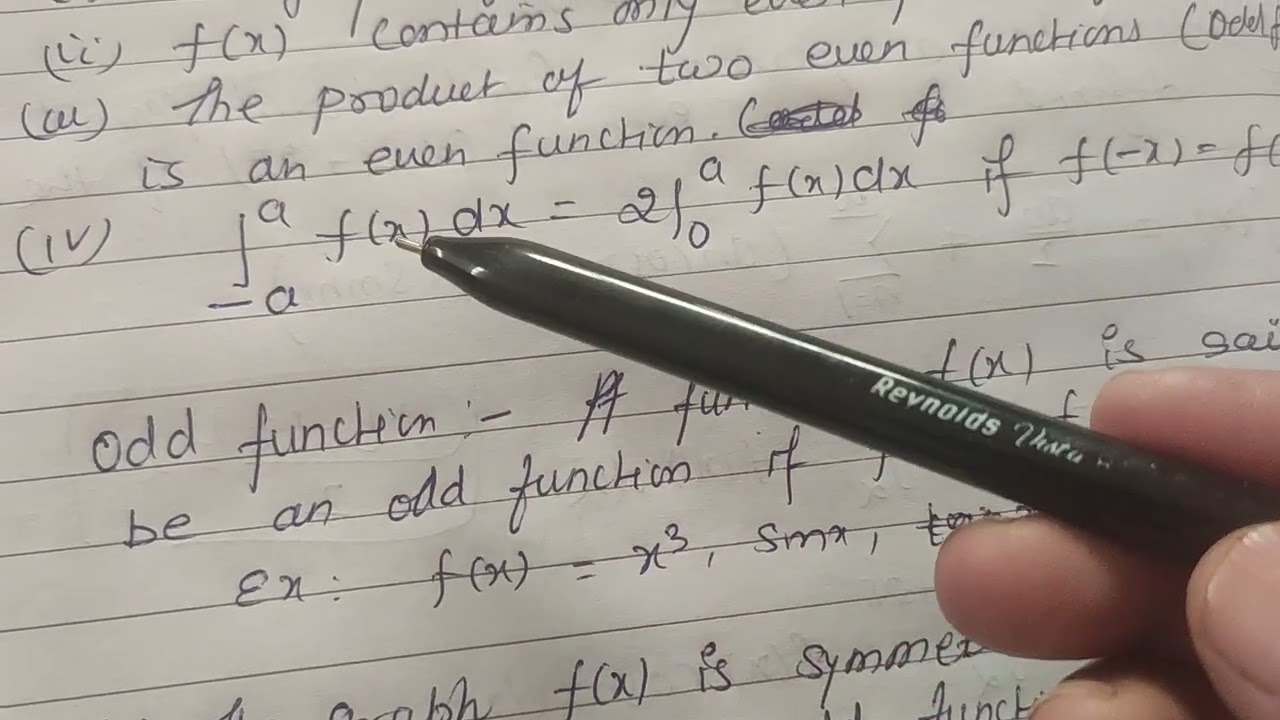 Fourier series even n odd function