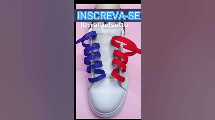 como amarrar um sapato de um jeito bonita