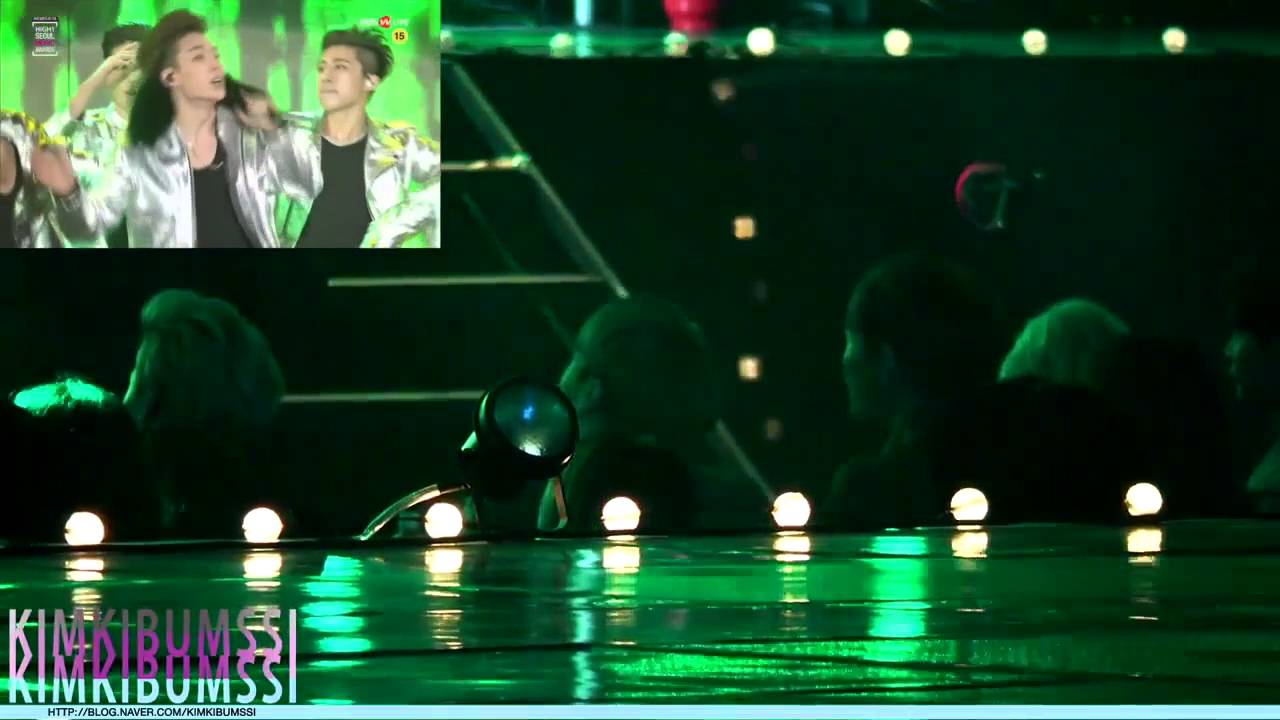 160114 SHINee watching iKON perf.