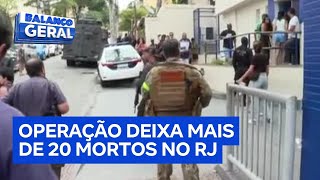 Operacao contra Comando Vermelho deixa mais de 20 mortos no Rio de Janeiro