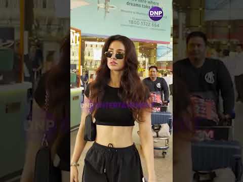 Disha Patani looks vibrant in her all black look || DNP ENTERTAINMENT