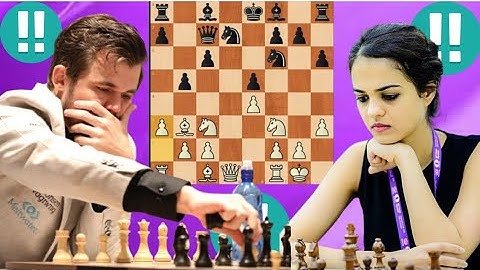First class Magnus Carlsen vs Tania Sachdev 99