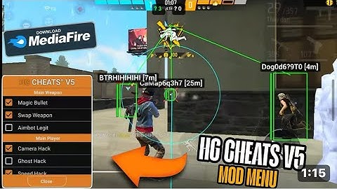 HG CHEAT MOD MENU AIM KILL  | HG CHEAT HACK FREE FIRE MAX| NO BAN NO BLACKLIST| HG CHEAT FREE 💯