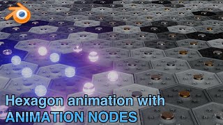 HEXAGON PATTERN LOOP ANIMATION - BLENDER