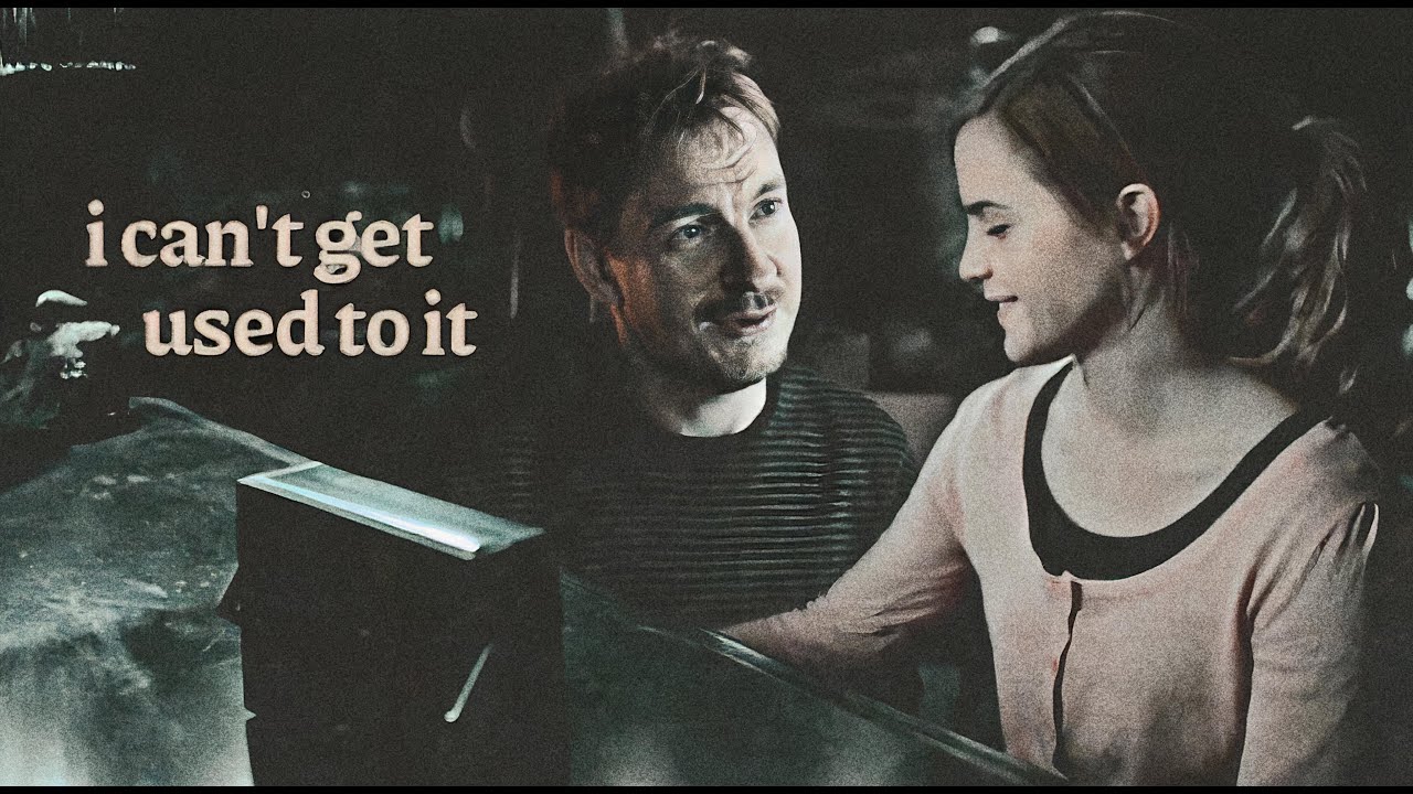 » remus/hermione | i can’t get used to it