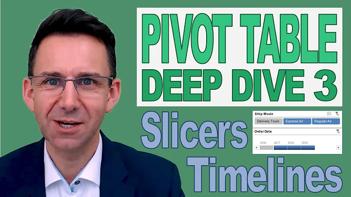 Super Easy to Use Pivot Table Reports - Slicers and Timelines Deep Dive