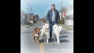 Dog on the street  #doglover #funny #doggo #cute #cutedog #animals #troll