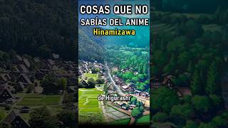 Curiosidades Anime: Hinamizawa #anime #animeshorts #otaku #higurashiwhentheycry