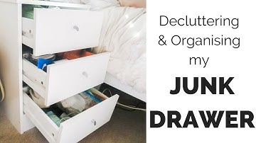 DECLUTTER WITH ME | Junk Drawer Clear Out! | Decluttering & Organising