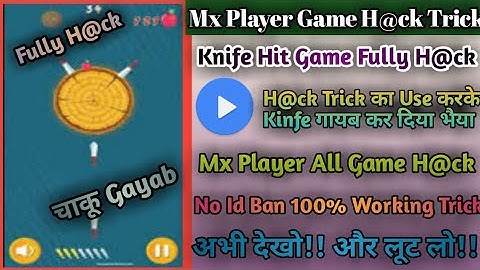Mx Player Game Hack Trick | Mx Player Hack Mod Apk | Knife Cut Game Unlimited Winning Hack Trick |