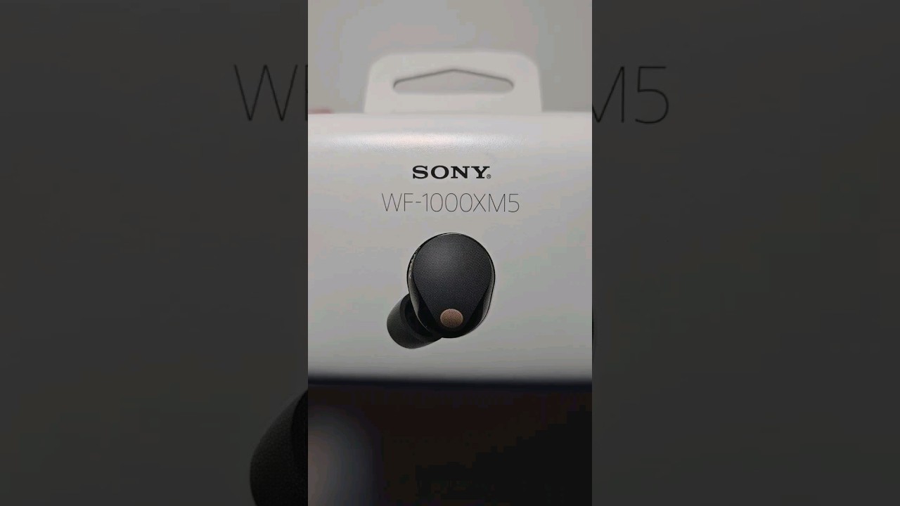 Sony WFXM5 Earbuds Unboxing! Black