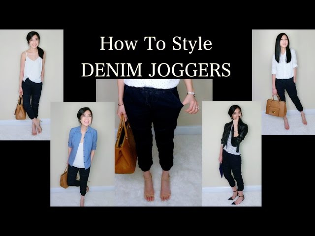 HOW TO STYLE - Denim Joggers