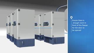 How to position your Haier Biomedical ULT freezer in your laboratory