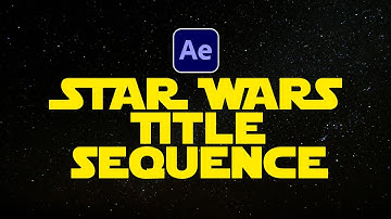 Star Wars Opening Text Animation 💫 (Adobe After Effects Tutorial)