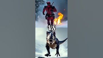 Deadpool Vs Animals Vs trex 🤯 #ai #animals #deadpool #vs #trend #marvel #shorts