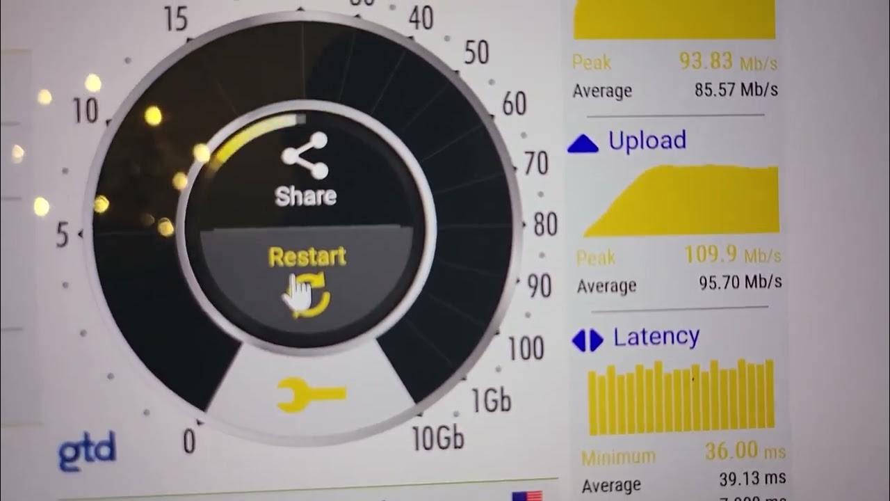 Verizon Fios v Bezeq Speed Test YouTube