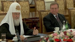 Патриарх Кирилл: То что вытворяет Порошенко недопустимо ни в одном европейском государстве! Патриарх Кирилл: То что вытворяет Порошенко недопустимо ни в одном европейском государстве!