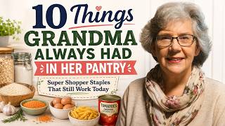 10 Things Grandma Always Had in Her Pantry | Old-Fashioned Grocery Savings for Super Shoppers