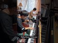 「あ!あの曲だ!」instagramで100,000再生/Nathan Evans-Wellermanを二台ピアノで演奏しました。#shorts