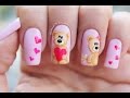 Decoración de uñas Osos - Bear nail art