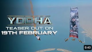 YODHA OFFICAL TEASER || sidharth molhatra || dishpatani || Chummandey 🎙️📽️🎬