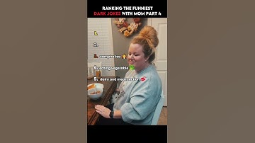 Ranking the Funniest Dark Jokes With Mom Part 4 😳😂 #shorts #funny #joke #darkhumor