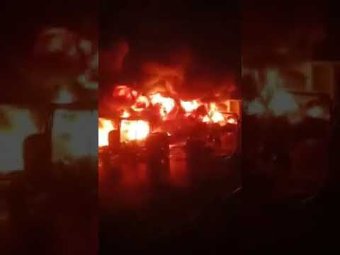 انفجار ضخم في ايتاي البارود كاد أن يدمر المدينة بأكلمها تصوير دنيا سامح