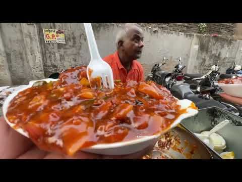 Street  Food Trip /Chacha ji Makes Gravy Manchurian Street /길거리 음식 여행 / Chacha ji 육즙 만주 길거리 음식 만들기 /