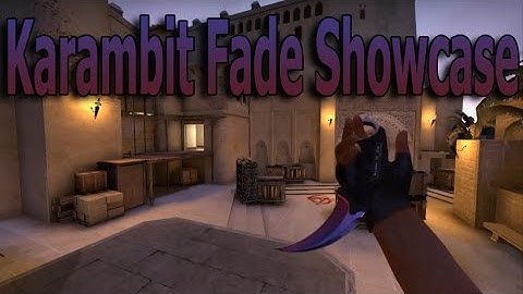 CS:GO - THE Karambit Fade (Factory New) In Game Showcase!