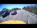 Truck Crash Into School Bus