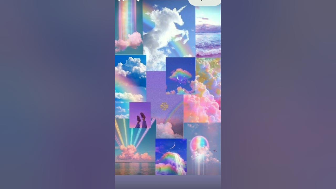 Радужные эстичные обои на телефон🥰🌈💮💗 - YouTube