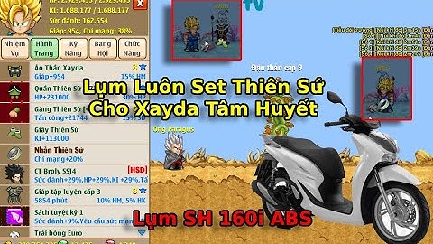 Ngọc Rồng Online | Vlog 1: SH 160i ABS Và Hành Trình Full Set Thiên Sứ Cho Nick Xayda Tâm Huyết