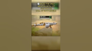 💀 MG42 THE ONLY WEAPON WITH 127 FIRE RATE IN CALL OF DUTY MOBILE #codm #codmobile #mg42