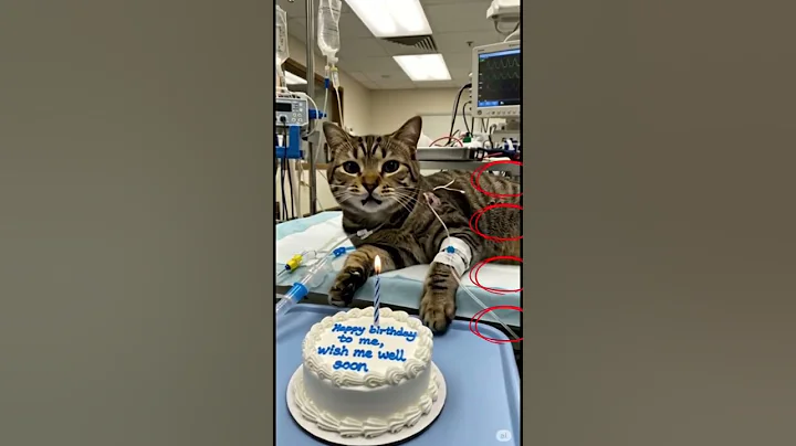 sick cat #aiandcats #aicat #animalintelligence #artificialintelligence #cats #catshorts #kitten