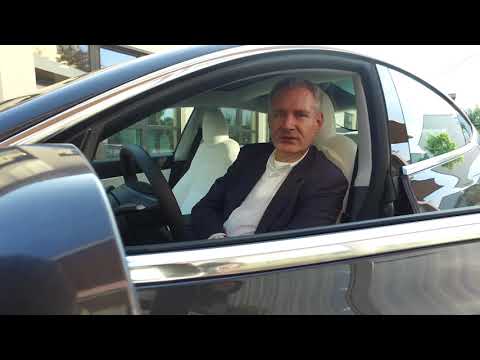 Auf Testfahrt mit dem Tesla Model 3