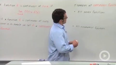 Continuous Functions