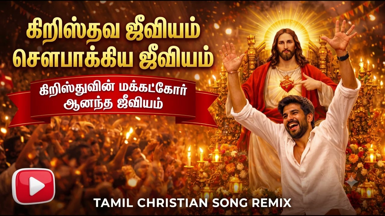 கிறிஸ்தவ ஜீவியம் சௌபாக்கிய ஜீவியம் | Tamil Christian Song Remix | Christian Jeeviyam